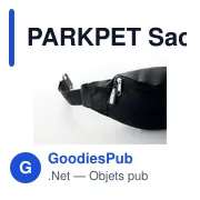 PARKPET Sac banane en RPET 210D - Miniature 5