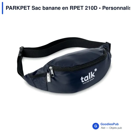 PARKPET Sac banane en RPET 210D - Image 8