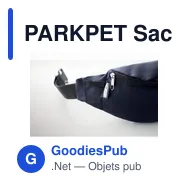 PARKPET Sac banane en RPET 210D - Miniature 9