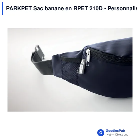 PARKPET Sac banane en RPET 210D - Image 9