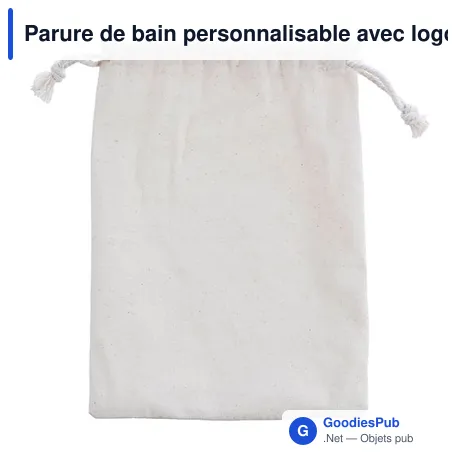 Parure de bain personnalisable avec logo - Jean