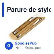 Parure de stylo bille et porte-mine personnalisable avec logo Darlene - Miniature 5