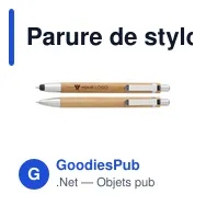 Parure de stylo bille et porte-mine personnalisable avec logo Darlene - Miniature 6