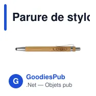 Parure de stylo bille et porte-mine personnalisable avec logo Darlene - Miniature 7