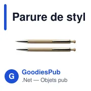 Parure de stylo bille et porte-mine Morris - Miniature 1