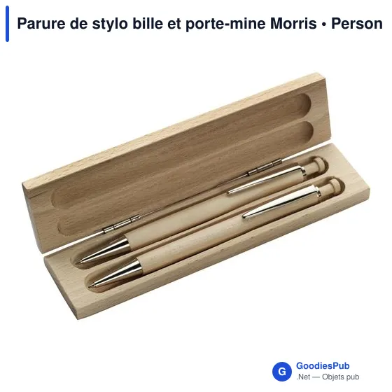 Parure de stylo bille et porte-mine Morris - Image 2