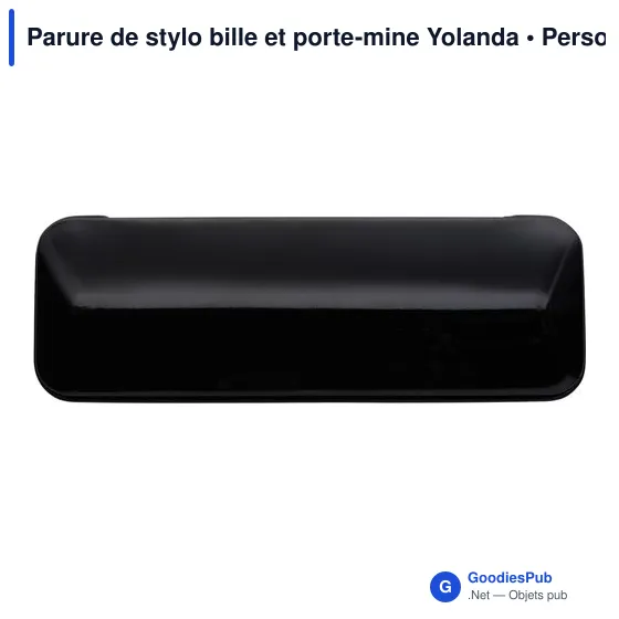 Parure de stylo bille et porte-mine personnalisable avec logo - Yolanda - Image 1