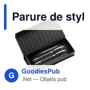 Parure de stylo bille et roller Daniel - Miniature 2