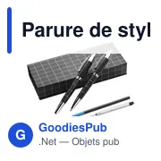 Parure de stylo bille et roller Daniel - Miniature 3