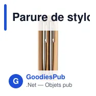 Parure de stylo bille et roller personnalisable avec logo - Fritz - Miniature 5