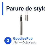 Parure de stylo bille et roller personnalisable avec logo - Fritz - Miniature 6
