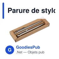 Parure de stylo bille et roller personnalisable avec logo - Fritz - Miniature 8