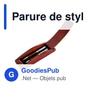 Parure de stylo bille et roller Robin - Miniature 3