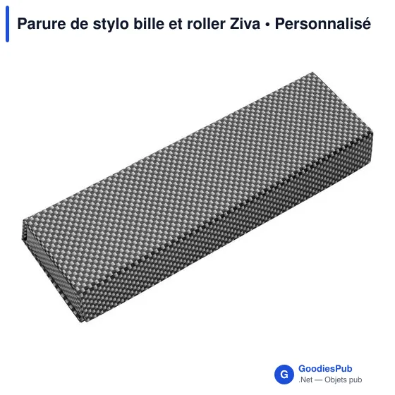 Parure de stylo bille et roller Ziva - Image 2