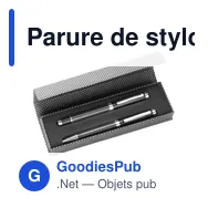 Parure de stylo bille et roller Ziva - Miniature 3