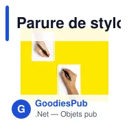 Parure de stylo bille et roller Ziva - Miniature 4