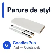 Parure de stylos en aluminium recyclé laqué Ilaria - Miniature 33