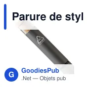 Parure de stylos en aluminium recyclé laqué Ilaria - Miniature 60