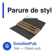 Parure de stylos en aluminium recyclé laqué Ilaria - Miniature 72
