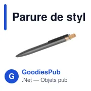 Parure de stylos en aluminium recyclé laqué Ilaria - Miniature 73
