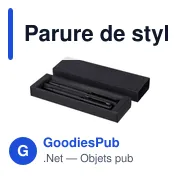 Parure de stylos en métal et laiton écologique Adel - Miniature 6
