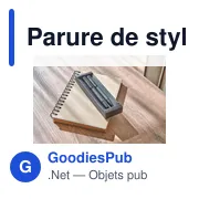 Parure de stylos en métal et laiton écologique Adel - Miniature 8