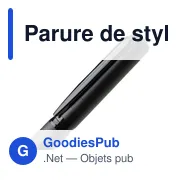 Parure de stylos en métal et laiton écologique Adel - Miniature 9