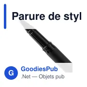 Parure de stylos en métal et laiton écologique Adel - Miniature 10