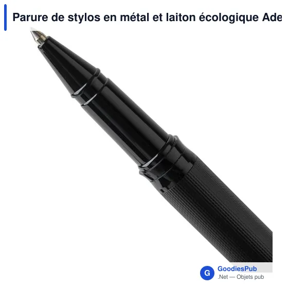 Parure de stylos en métal et laiton écologique Adel - Image 10