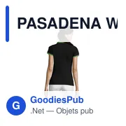 PASADENA WOMEN polo femme 200g - Miniature 2