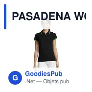 PASADENA WOMEN polo femme 200g - Miniature 10