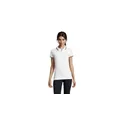 Variante blanc - PASADENA WOMEN polo femme 200g