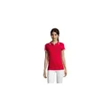 Variante rouge - PASADENA WOMEN polo femme 200g