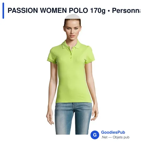 PASSION WOMEN POLO 170g