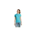 Variante bleu atoll - PASSION WOMEN POLO 170g
