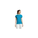 Variante bleu aqua - PASSION WOMEN POLO 170g