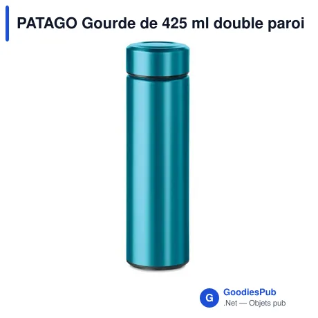 PATAGO Gourde de 425 ml double paroi
