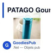 PATAGO Gourde de 425 ml double paroi - Miniature 3