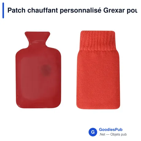 Patch chauffant personnalisé Grexar pour logo - objet publicitaire