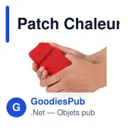 Patch chauffant personnalisé Grexar pour logo - objet publicitaire - Miniature 4