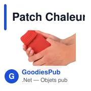 Patch chauffant personnalisé Grexar pour logo - objet publicitaire - Miniature 5