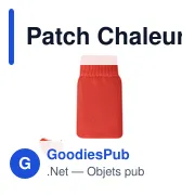 Patch chauffant personnalisé Grexar pour logo - objet publicitaire - Miniature 7