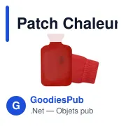 Patch chauffant personnalisé Grexar pour logo - objet publicitaire - Miniature 8