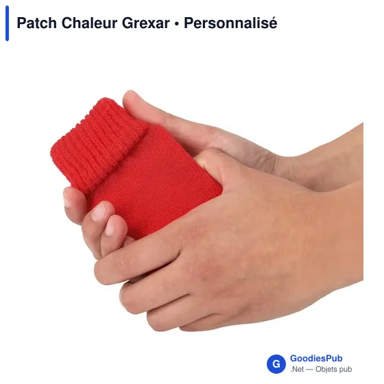Patch chauffant personnalisé Grexar pour logo - objet publicitaire - Image 9