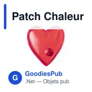 Patch Chaleur Zaroa - Miniature 2