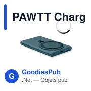 PAWTT Chargeur sans fil powerbank - Miniature 1