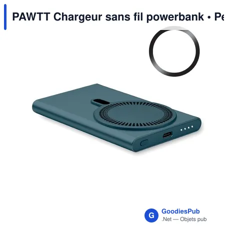 PAWTT Chargeur sans fil powerbank