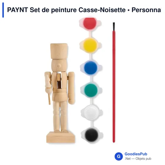 Set de peinture personnalisable Casse-Noisette avec logo - Image 1
