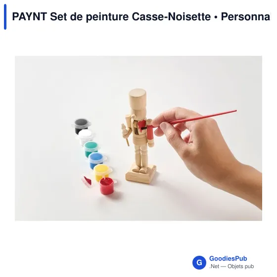 Set de peinture personnalisable Casse-Noisette avec logo - Image 3