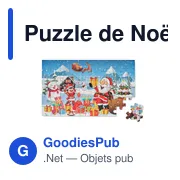 Puzzle de Noël personnalisable en bois avec logo - PAZURU - Miniature 2